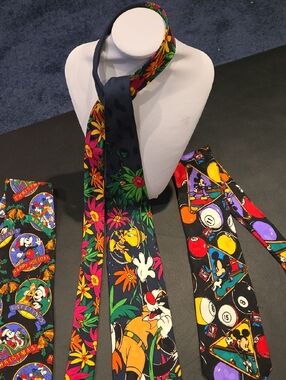 Disney & Addiction Silk necktie Tie Theme Jungle, Christmat And BILLBOARD